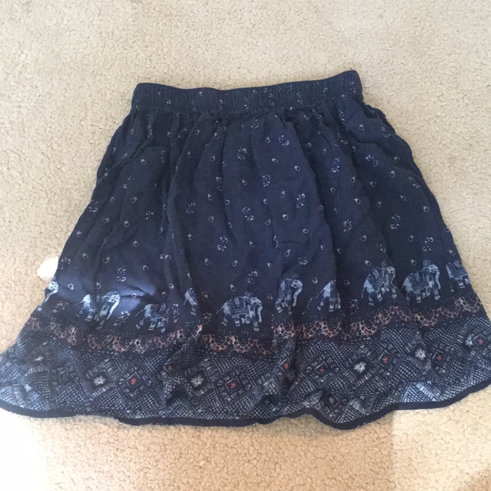 Navy blue skirt
